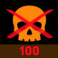Icon for Finish lvl 100th without dying.
