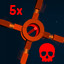Icon for Die 5 times to windmill.