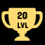 Icon for Finish 20th level.