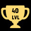 Icon for Finish 40th level.