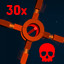 Icon for Die 30 times to windmill.