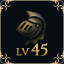 Icon for Reach Lv 45 with a character