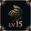 Icon for Reach Lv 15 with a character