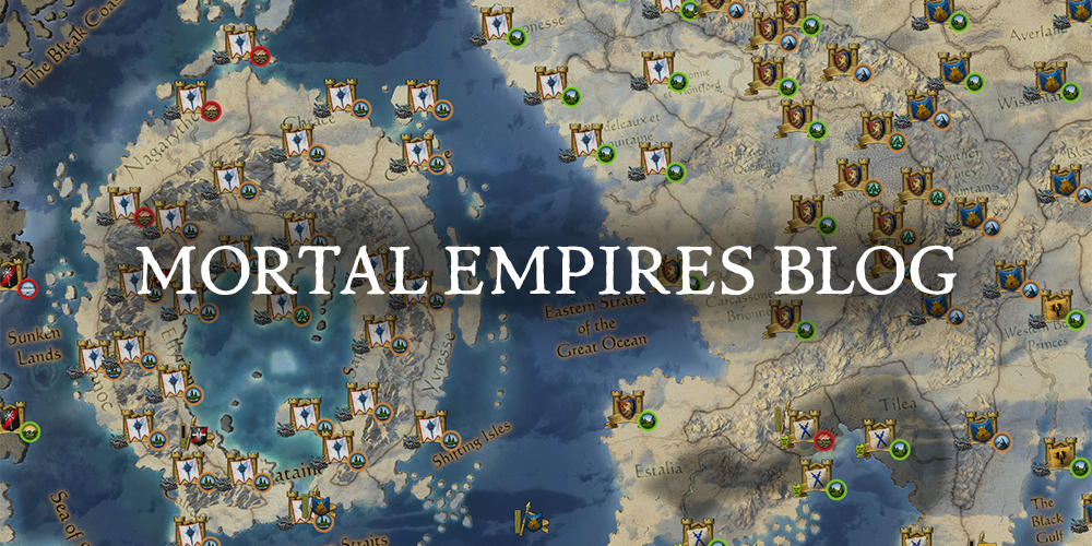 total war warhammer mortal empires map with all factions