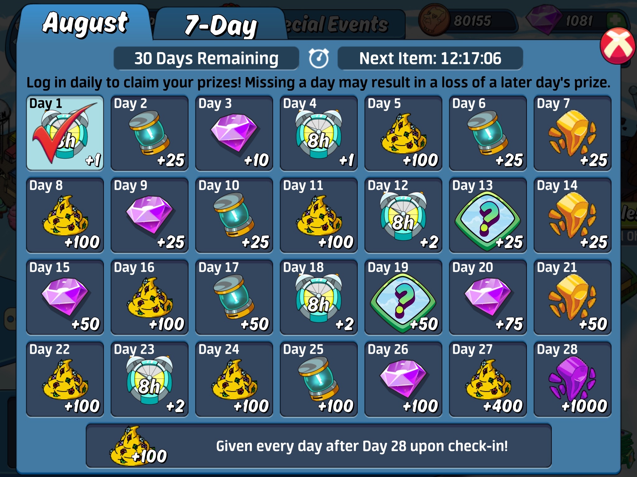 Animation Throwdown The Quest For Cards The Daily Login Rewards 