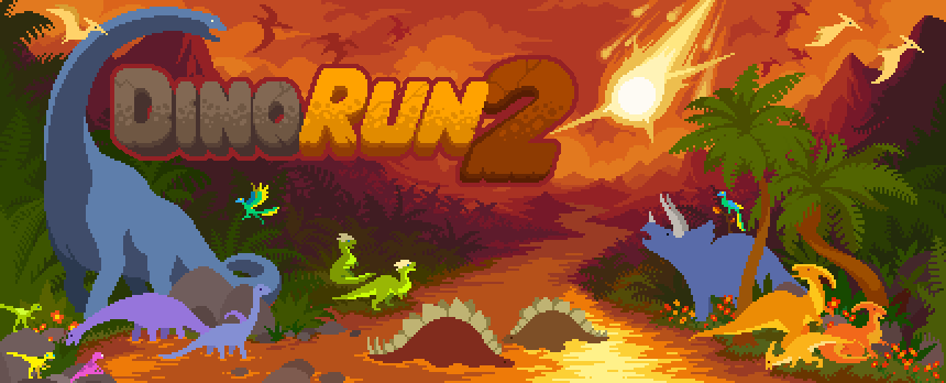Pixeljam on X: Dino Run 2 Kickstarter Update #4: 🧐 A deeper look at level  design 🧐   / X