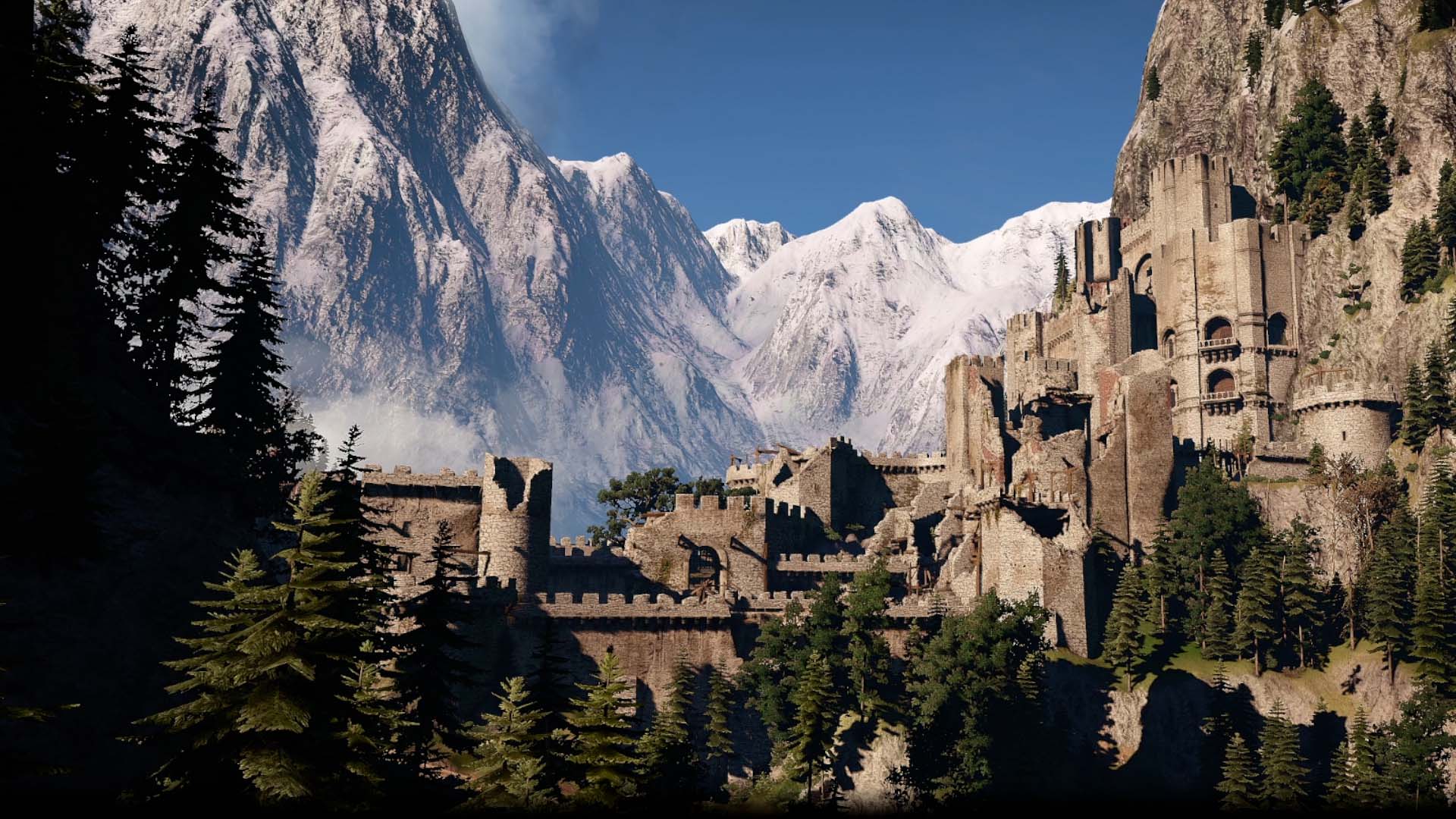 Backgrounds Gallery Background The Witcher Wild Hunt Kaer Morhen