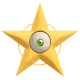 Shiny Gold Science Star