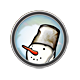 Silver snowman