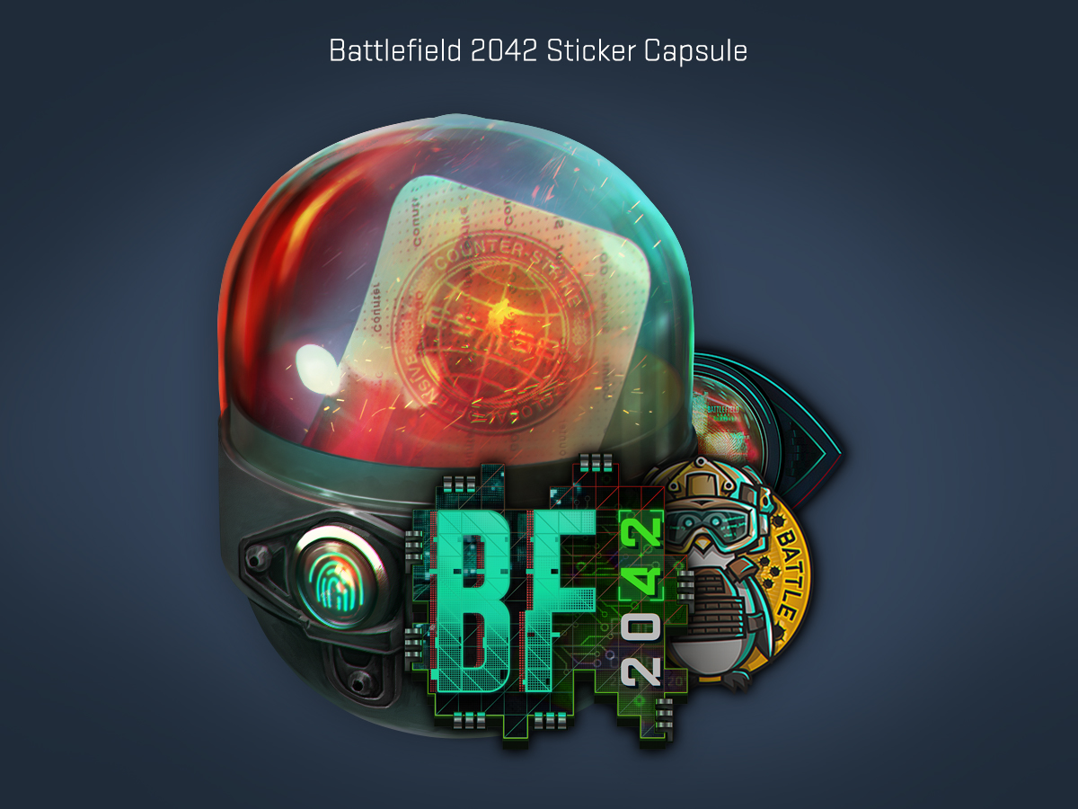 Капсулата със стикери „Battlefield 2042“