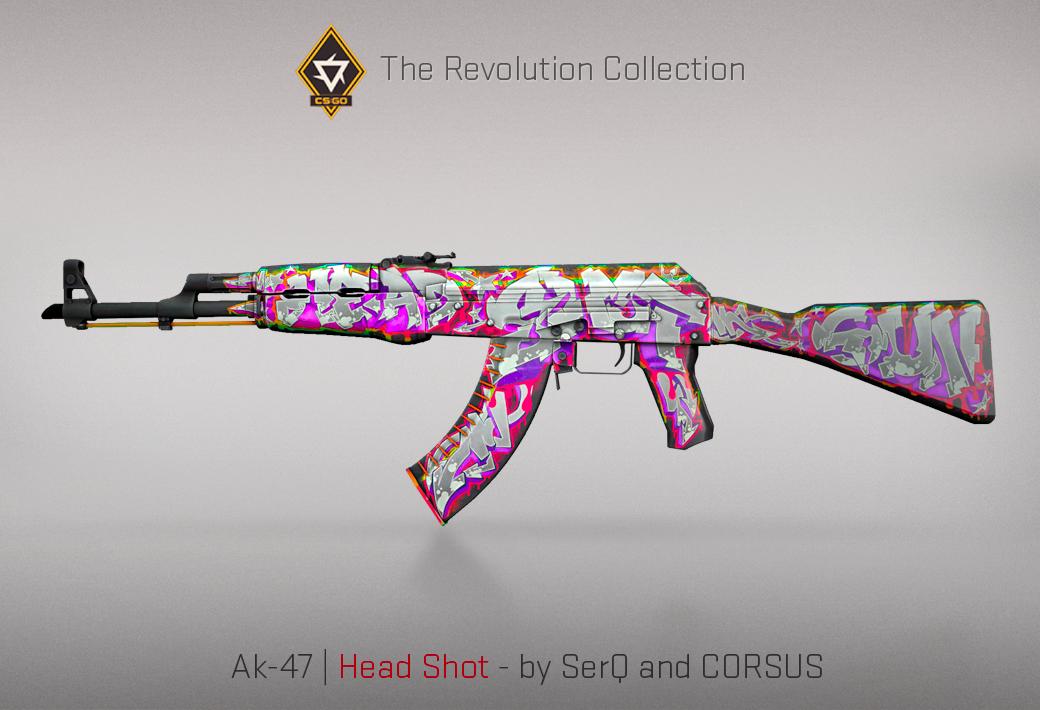 Колекцията „Революция“ — Ak-47 | Head Shot | Изстрел в главата — Създадено от SerQ и CORSUS