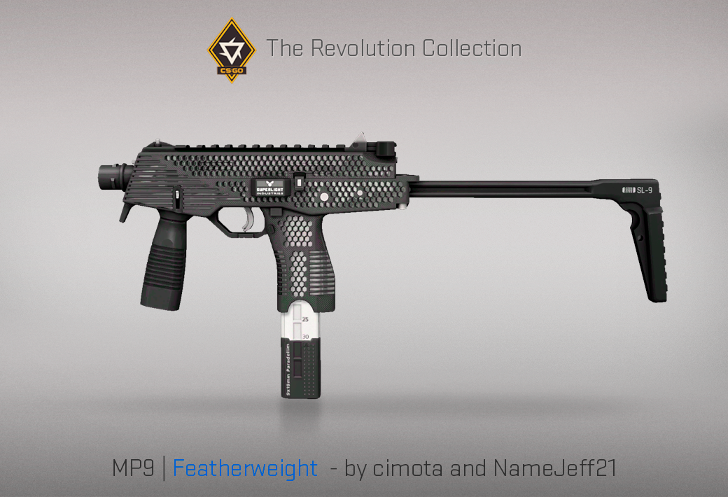 Колекцията „Революция“ — MP9 | Featherweight | Леко като перце — Създадено от cimota и NameJeff21