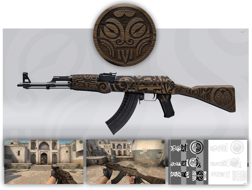 Designing Weapon Skins for CS:GO