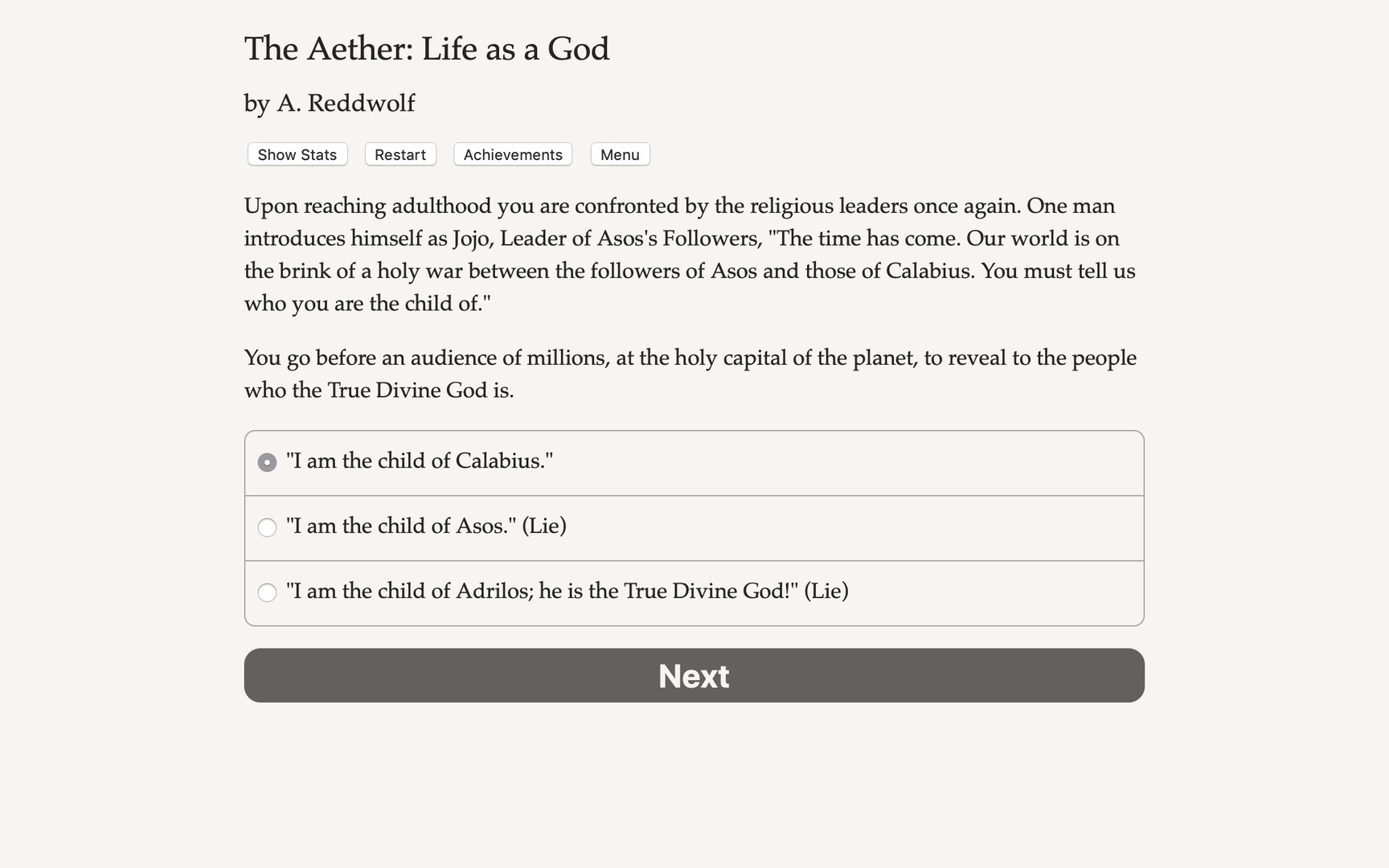 The Aether: Life as a God Demo #4