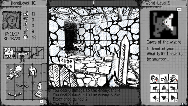 скриншот Drawngeon: Dungeons of Ink and Paper 4