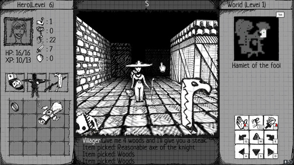 скриншот Drawngeon: Dungeons of Ink and Paper 3