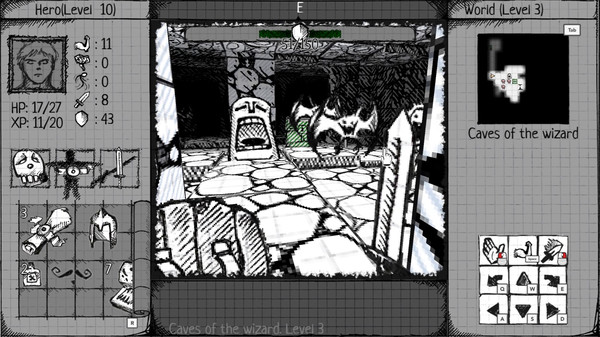 скриншот Drawngeon: Dungeons of Ink and Paper 0