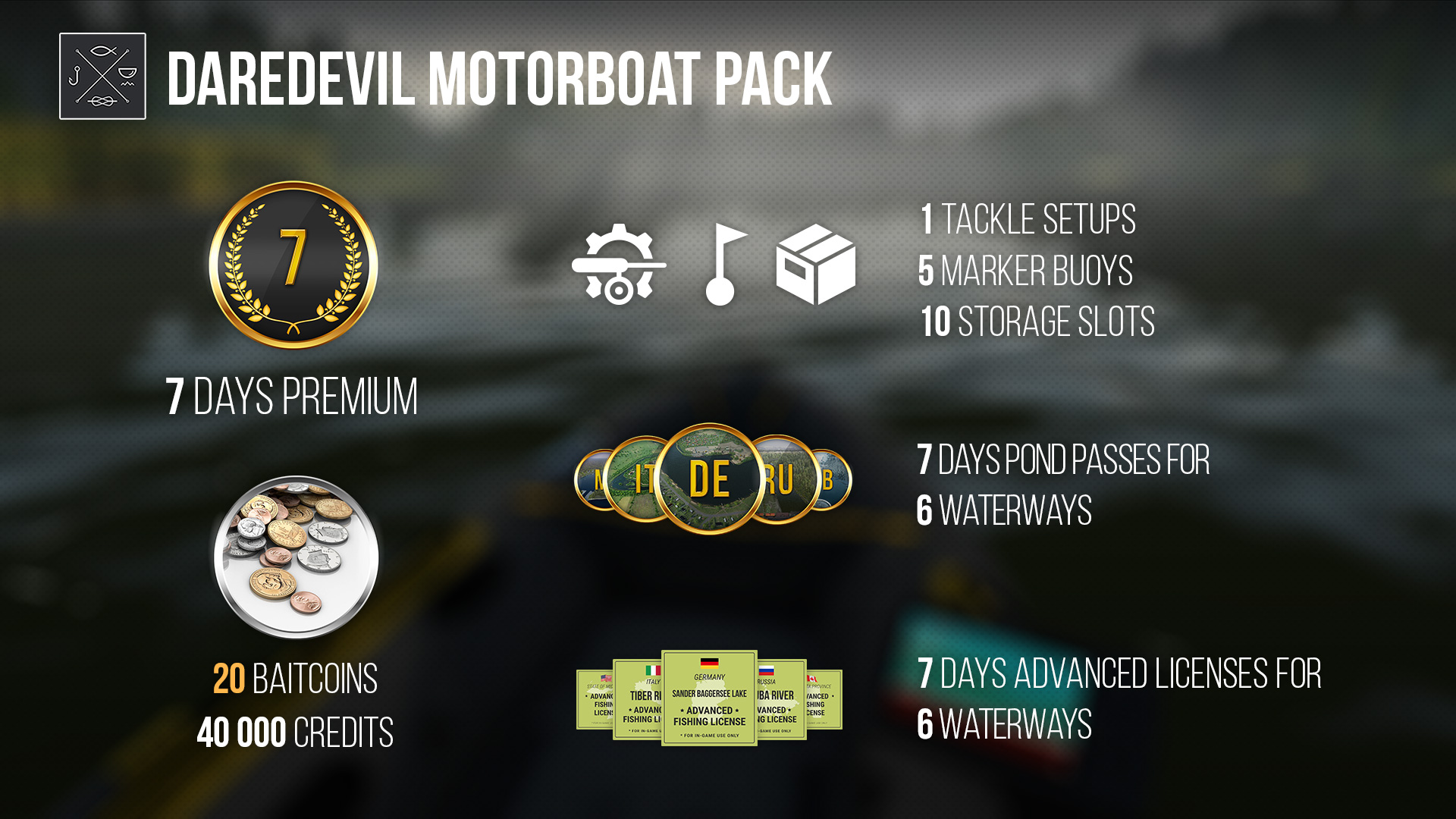Fishing Planet: Daredevil Motorboat Pack #3