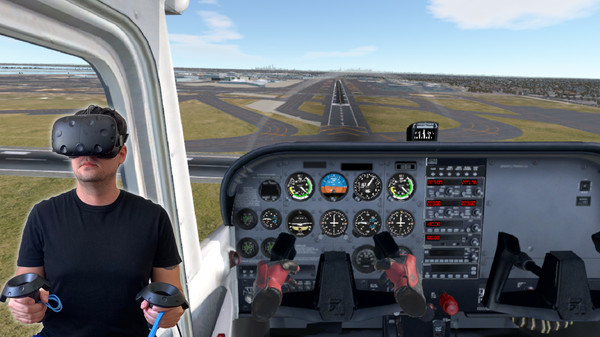 скриншот VR Flight Simulator New York - Cessna 4