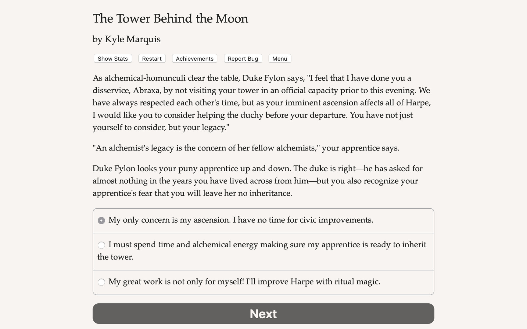 Tower Behind the Moon Demo #3
