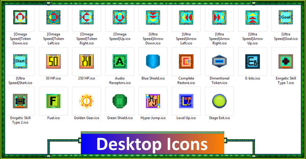 Desktop Icons [Intergalactic Traveler: The Omega Sector]