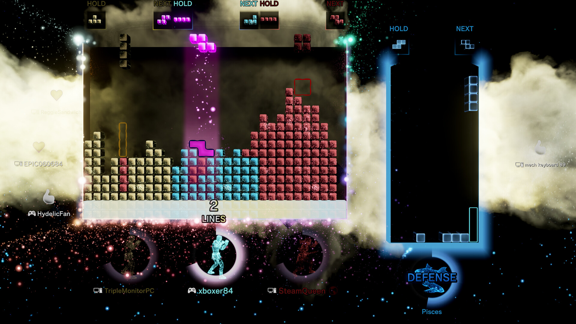 screenshot of Tetris® Effect: Connected 8