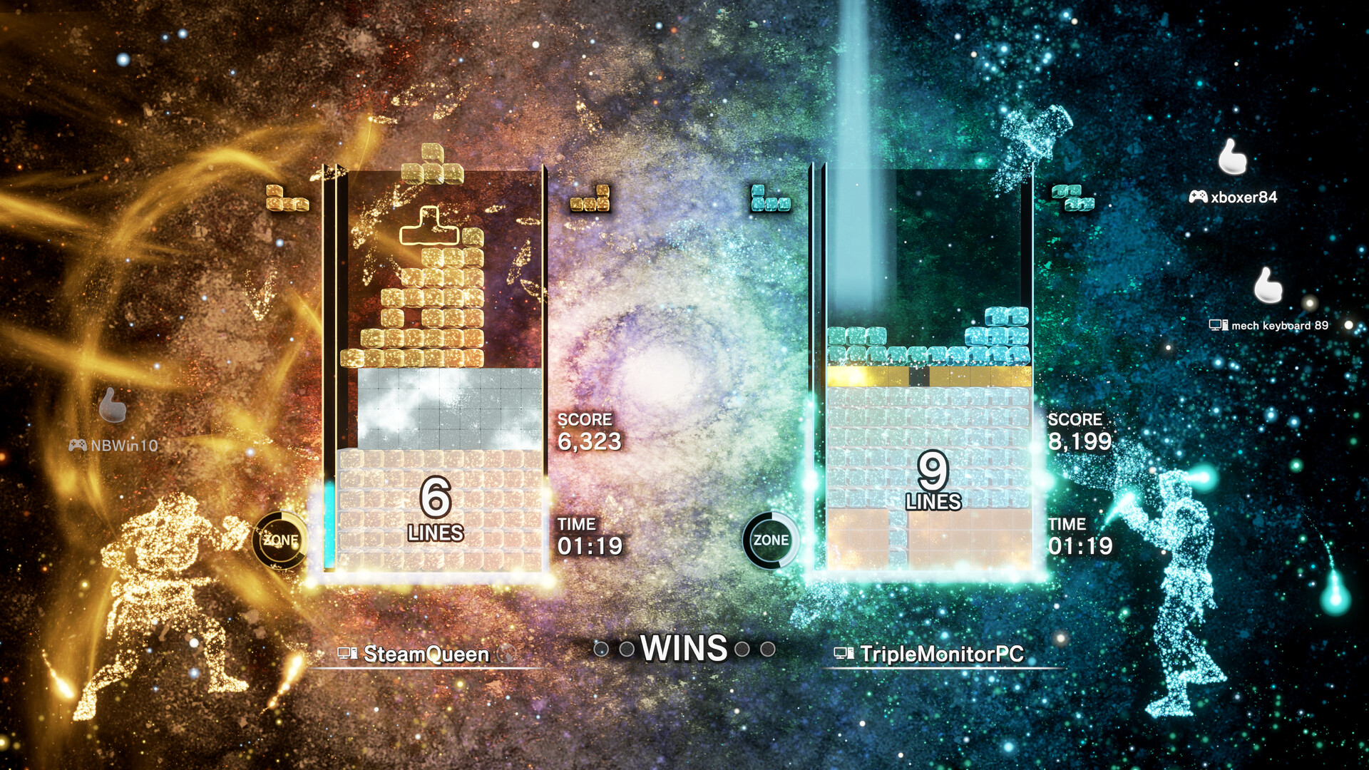 screenshot of Tetris® Effect: Connected 5