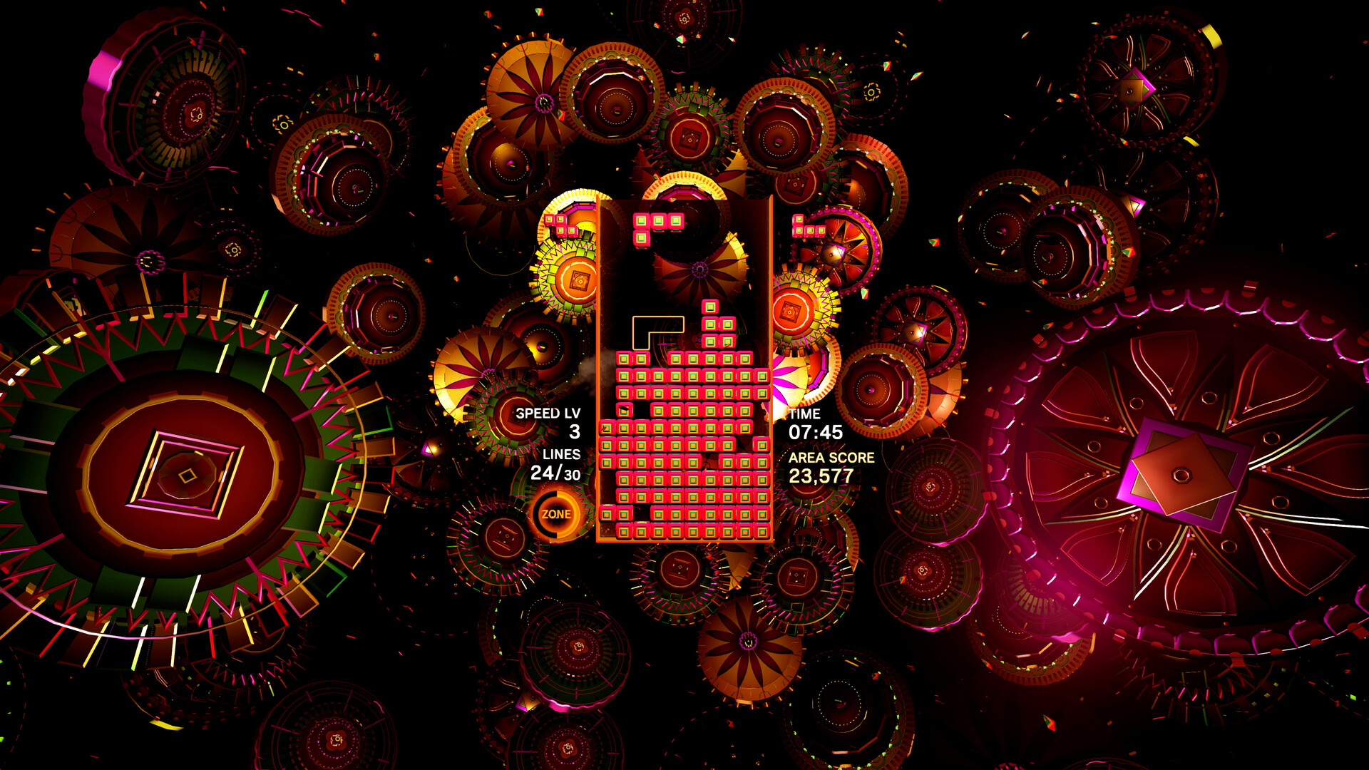 screenshot of Tetris® Effect: Connected 3