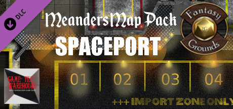 Fantasy Grounds - Meanders Map Pack: Spaceport (Map Pack) banner image