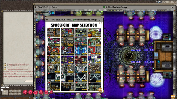 скриншот Fantasy Grounds - Meanders Map Pack: Spaceport (Map Pack) 1