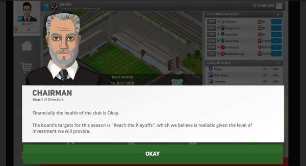 скриншот Club Soccer Director PRO 2020 2