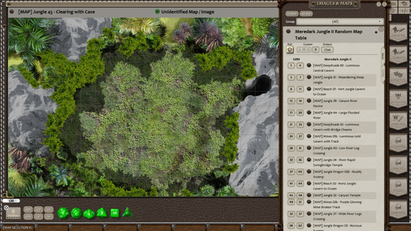 скриншот Fantasy Grounds - Meanders Map Pack: Meredark Jungle II (Map Pack) 3