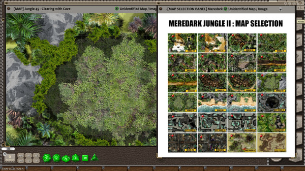 скриншот Fantasy Grounds - Meanders Map Pack: Meredark Jungle II (Map Pack) 4