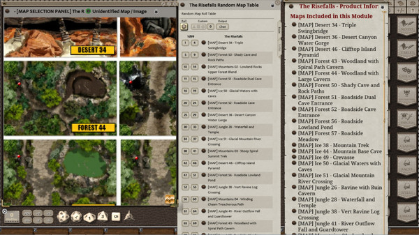 скриншот Fantasy Grounds - Meanders Map Pack: The Risefalls (Map Pack) 4