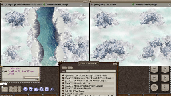 скриншот Fantasy Grounds - Meanders Map Pack: Cutmere Shard (Map Pack) 4