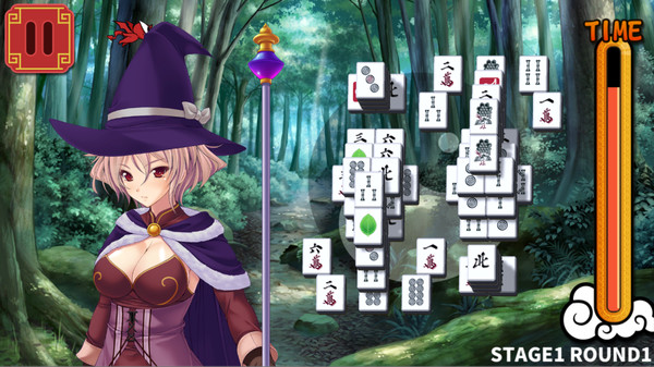 скриншот Mahjong Strip Solitaire: Harem Guild 1