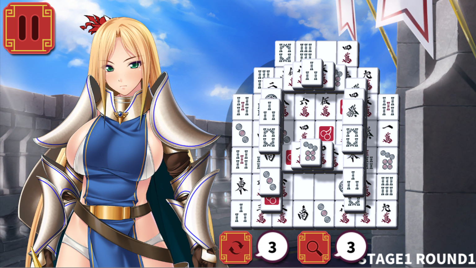 Mahjong Strip Solitaire: Harem Guild 5