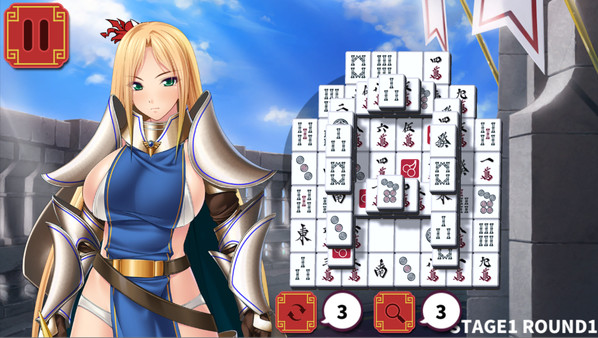 скриншот Mahjong Strip Solitaire: Harem Guild 4