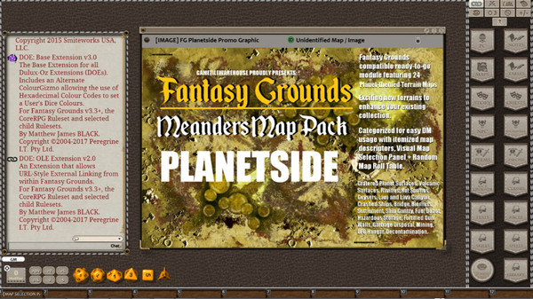скриншот Fantasy Grounds - Meanders Map Pack: Planetside (Map Pack) 0