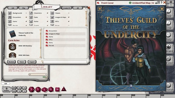 Fantasy Grounds - Thieves' Guild of the Undercity (5E)