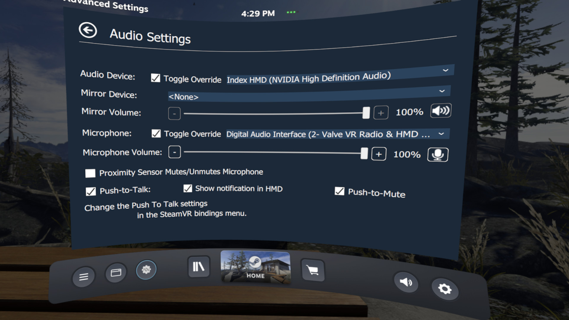 Ovr Advanced Settings On Steam - roblox vr turns on when toggled off