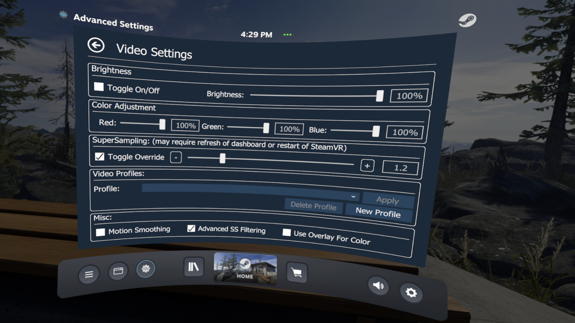 go to settings on steam for mac