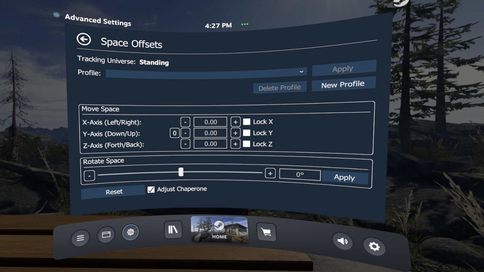 steamvr advanced settings playspace mover