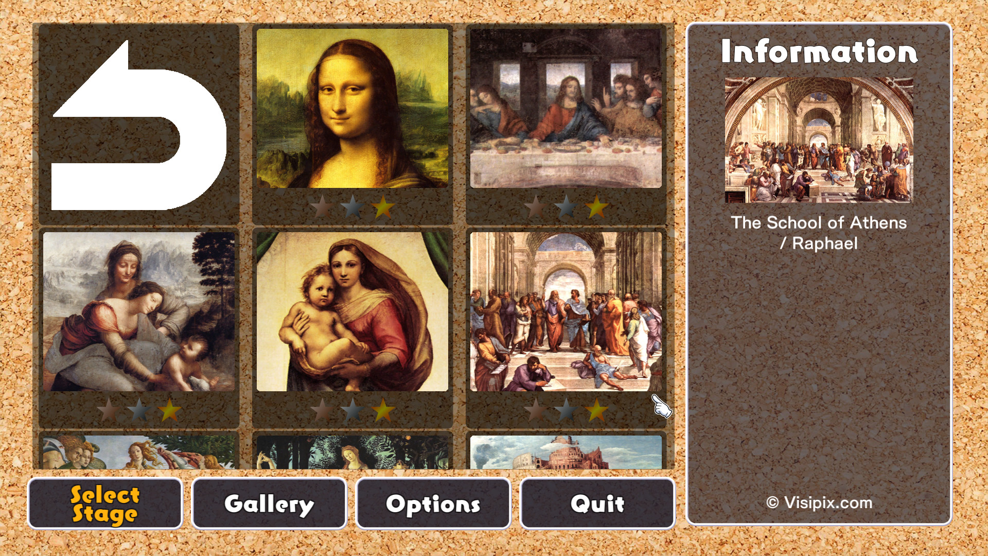 Jigsaw Masterpieces : Masterpieces of World - Renaissance - Featured Screenshot #1