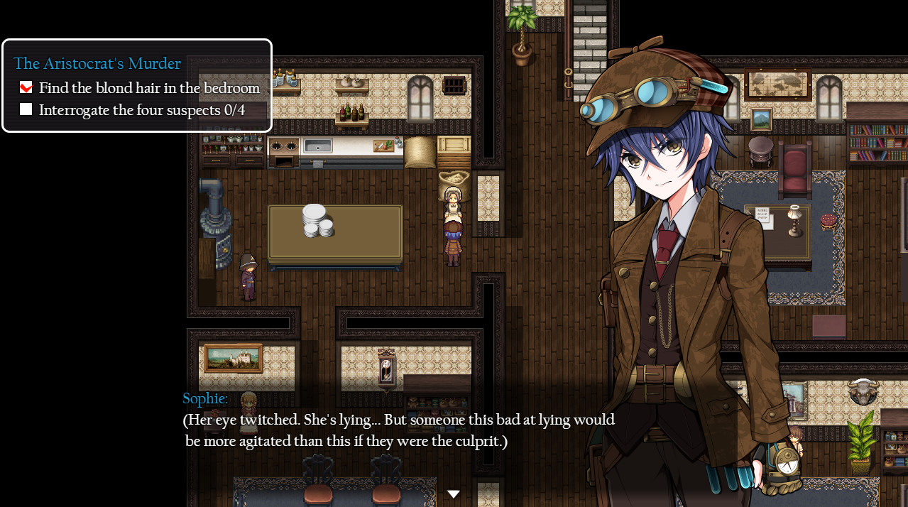 Detective Girl of the Steam City screenshot 1