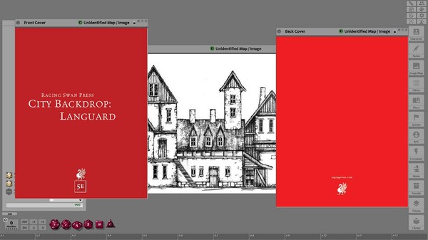 Fantasy Grounds - City Backdrop: Languard (5E) for steam Fantasy Grounds - City Backdrop: Languard (5E) for steam