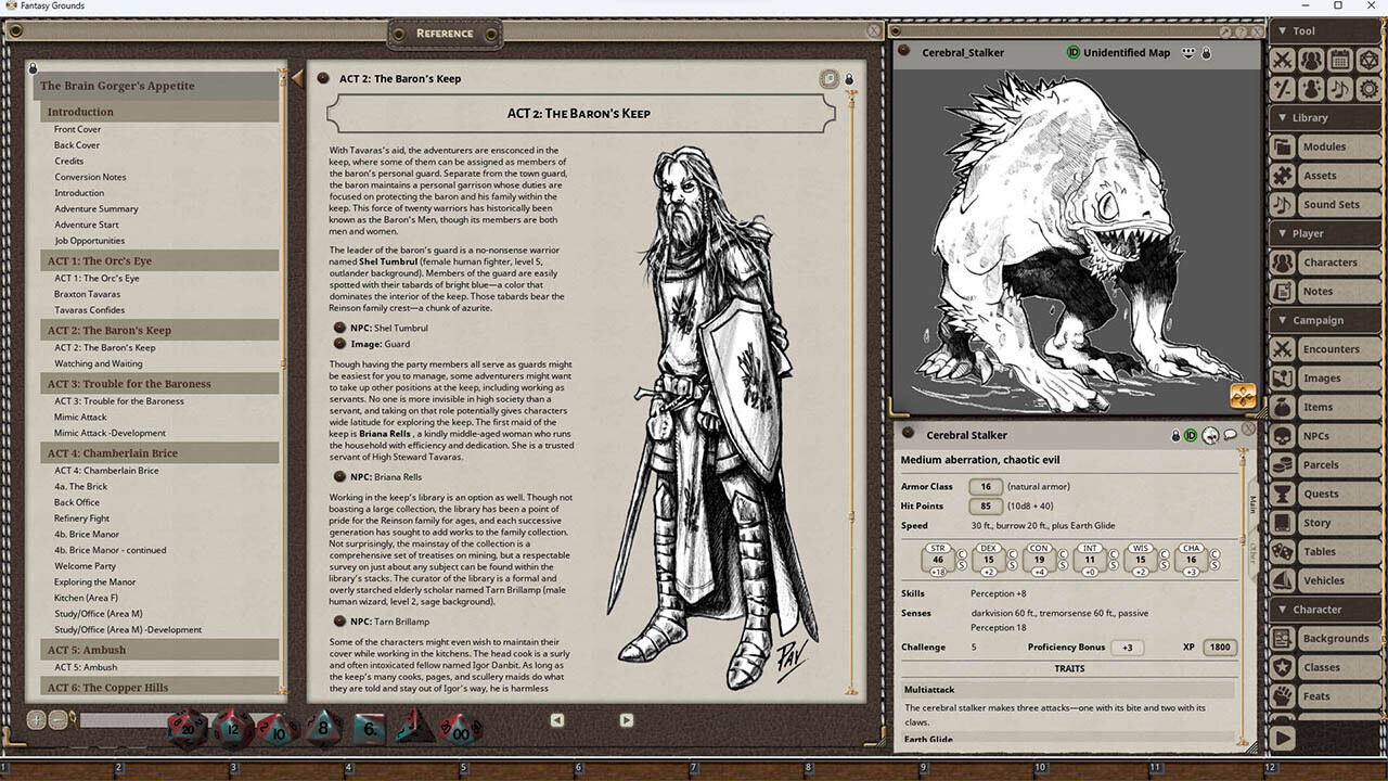 Fantasy Grounds - The Brain Gorger's Appetite (5E) #2