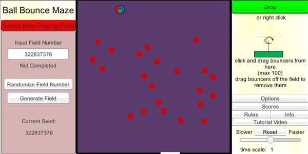 Ball Bounce Maze game for Linux 1