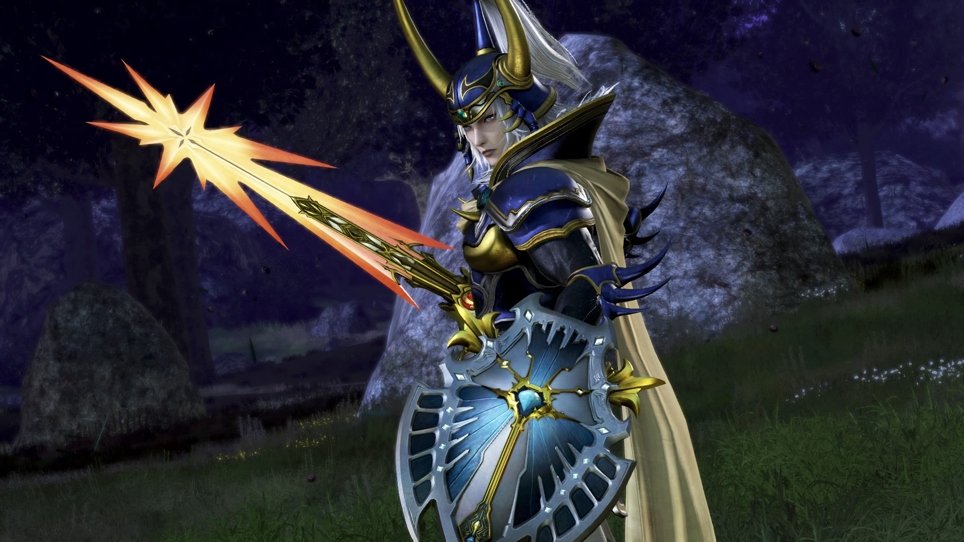 DFF NT: Sun Blade / Diamond Shield, Warrior of Light's 4th Weapon Set Featured Screenshot #1