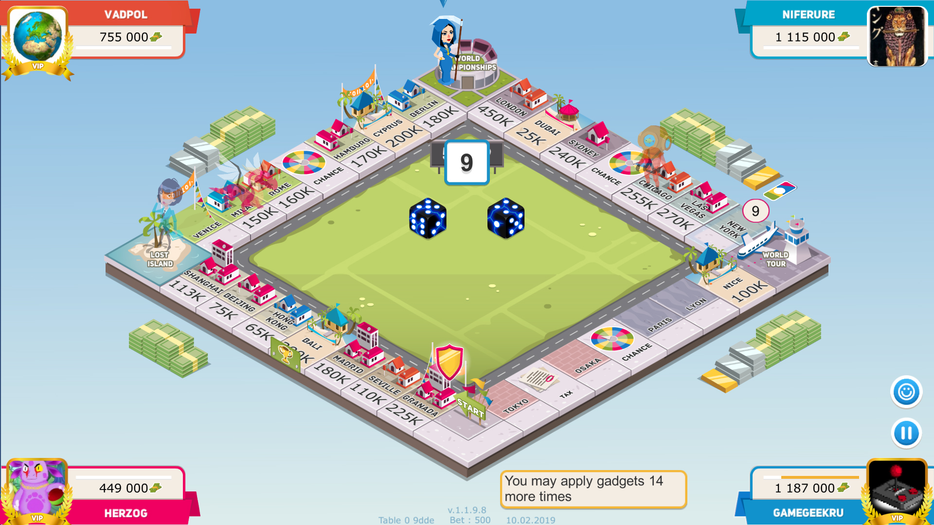 Business tour. Piggybank of gold #3